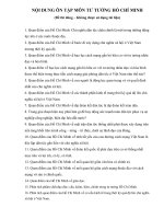 NỘI DUNG ÔN TẬP MÔN TƯ TƯỞNG HỒ CHÍ MINH ppsx