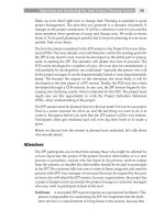 Effective Project Management Traditional, Adaptive, Extreme Third Edition phần 5 ppt