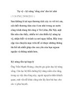 Tự vệ – kỹ năng ’sống còn’ cho trẻ nhỏ docx