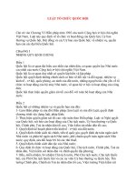 LUẬT TỔ CHỨC QUỐC HỘI doc