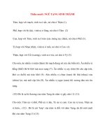 Y học cổ truyền kinh điển - sách Tố Vấn: Thiên mười: NGŨ TẠNG SINH THÀNH potx