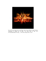 Giáo trình phân tích và sử dụng hiệu ứng ánh sáng sơn đen cho ảnh trong photoshop phần 2 ppsx