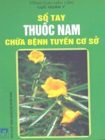 Sổ tay thuốc Nam chữa bệnh tuyến cơ sở part 1 pptx