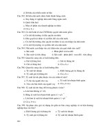 Trắc nghiệm tổng quan về triết học 3 doc