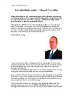 Kinh nghiệm thi trắc nghiệm tiếng anh pot