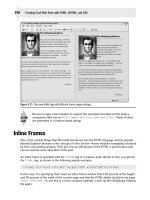 Creating Cool Web Sites with HTML, XHTML, and CSS apr phần 6 pps