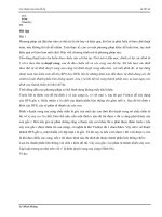 BÀI GIẢNG GIẢI THUẬT VÀ LẬP TRÌNH - QUY HOẠCH ĐỘNG - LÊ MINH HOÀNG - 7 potx