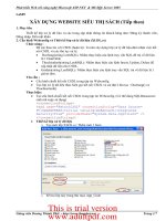 Phát triển Web với công nghệ Microsoft ASP.NET & MS SQL Server 2005 doc