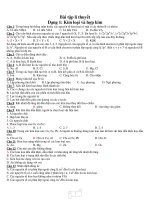 Bài tập lí thuyết Dạng 1: Kim loại và hợp kim pdf