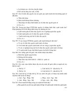 Trắc nghiệm tổng quan về triết học 2 doc