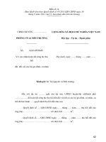 Mẫu xác nhận hoàn tất công tác thu hồi đất đối với các hộ gia đình, cá nhân ppt