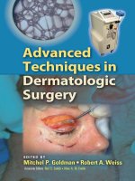 Advanced Techniques in Dermatologic Surgery - part 1 pptx