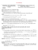 Đề thi thử đại học môn toán lần 2 potx