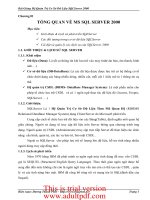 bài giảng cơ sở dữ liệu SQLServer 2000 pptx