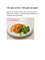 Chả mực tự làm - đơn giản mà ngon! pptx