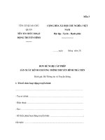 MẪU ĐƠN ĐỀ NGHỊ CẤP PHÉP SẢN XUẤT KÊNH CHƯƠNG TRÌNH TRUYỀN HÌNH TRẢ TIỀN ppsx