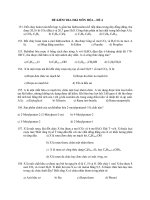 ĐỀ KIỂM TRA HKI MÔN HÓA – ĐỀ 4 pdf