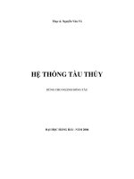 HỆ THỐNG TÀU THỦY ( Thạc sĩ. Nguyễn Văn Võ ) - CHƯƠNG 1 pot