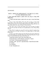 Quá trình hình thành và phát triển của công ty công trình đường thuỷ