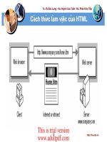 giới thiệu Cach thưc lam viêc cua HTML doc