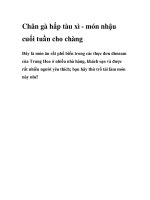 Chân gà hấp tàu xì - món nhậu cuối tuần cho chàng pdf