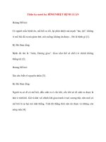 Y học cổ truyền kinh điển - sách Tố Vấn: Thiên ba mươi ba: BÌNH NHIỆT BỆNH LUẬN docx