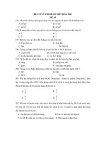 ĐỀ LUYỆN THI ĐH-CĐ MÔN HÓA HỌC ĐỀ 04 pptx