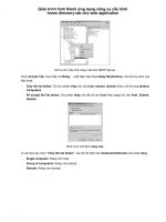 Giáo trình hình thành ứng dụng công cụ cấu hình home directory tab cho web application p1 potx