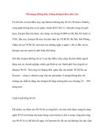 Nối mạng không dây: Dựng hotspot theo nhu cầu pps