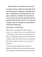 Mầm sống nhân tạo - Bước tiến mới của khoa học doc