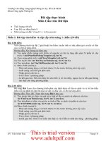 Bài tập thực hành Môn Cấu trúc Dữ liệu docx