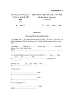 Mẫu biên bản số 03: Biên bản khám người theo thủ tục hành chính pptx