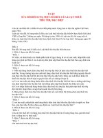 LUẬT SỬA ĐỔI BỔ SUNG MỘT SỐ ĐIỀU CỦA LUẬT THUẾ TIÊU THỤ ĐẶC BIỆT docx