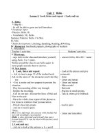 Giáo án tiếng anh 3 cả năm chuẩn in dùng luôn theo chương trình mới