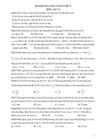 ĐỀ KIỂM TRA CHẤT LƯỢNG LỚP 12 MÔN: VẬT LÝ ppt