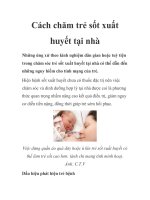 Cách chăm trẻ sốt xuất huyết tại nhà ppsx