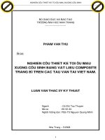 Nghiên  cứu  thiết kế tối ưu mẫu xuồng cứu sinh bằng vật liệu composite trang bị trên các  tàu vận tải việt nam