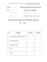 MẪU BÁO CÁO KẾT QUẢ KIỂM TRA SỨC KHỎE NGHĨA VỤ QUÂN SỰ pps