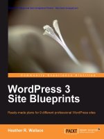 WordPress 3 Site Blueprints phần 1 pot