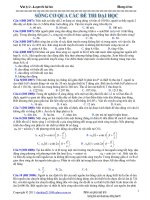 Sóng cơ qua các đề thi đại học pot