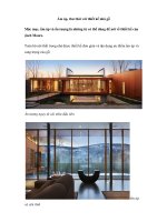 Ấm áp, thư thái với thiết kế nhà gỗ pptx