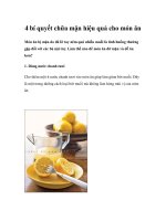 4 bí quyết chữa mặn hiệu quả cho món ăn ppsx