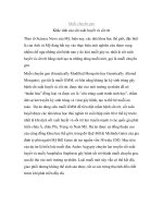 Muỗi chuyển gen Khắc tinh của sốt xuất huyết và sốt rét doc