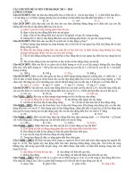 CÁC CHUYÊN ĐỀ LUYỆN THI ĐẠI HỌC 2011 – 2012 pdf