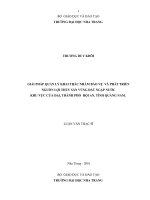 GIẢI PHÁP QUẢN lý KHAI THÁC NHẰM bảo vệ và PHÁT TRIỂN  NGUỒN lợi THỦY sản VÙNG đất NGẬP nước  KHU vực cửa đại, THÀNH PHỐ hội AN, TỈNH QUẢNG NAM
