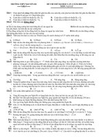 ĐỀ THI THỬ ĐẠI HỌC LẦN 3-NĂM 2010-2011 MÔN: VẬT LÝ pdf