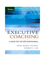 coaching a guide for the human resource professional phần 1 pot