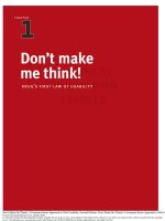 don t make me think a common sense approach to web usability phần 2 ppt