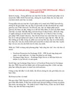 Cài đặt, cấu hình giải pháp xử lý email trên TMG 2010 Firewall – Phần 2: Chính sách E-Mail ppt