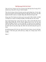 Thiết lập mạng Wi-Fi chỉ 3 bước potx